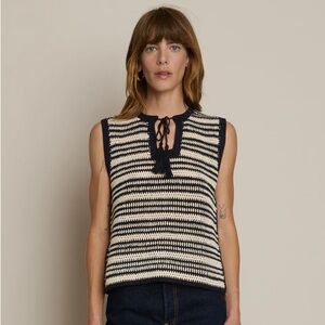 Nation Priscilla Crochet Tank Seascape